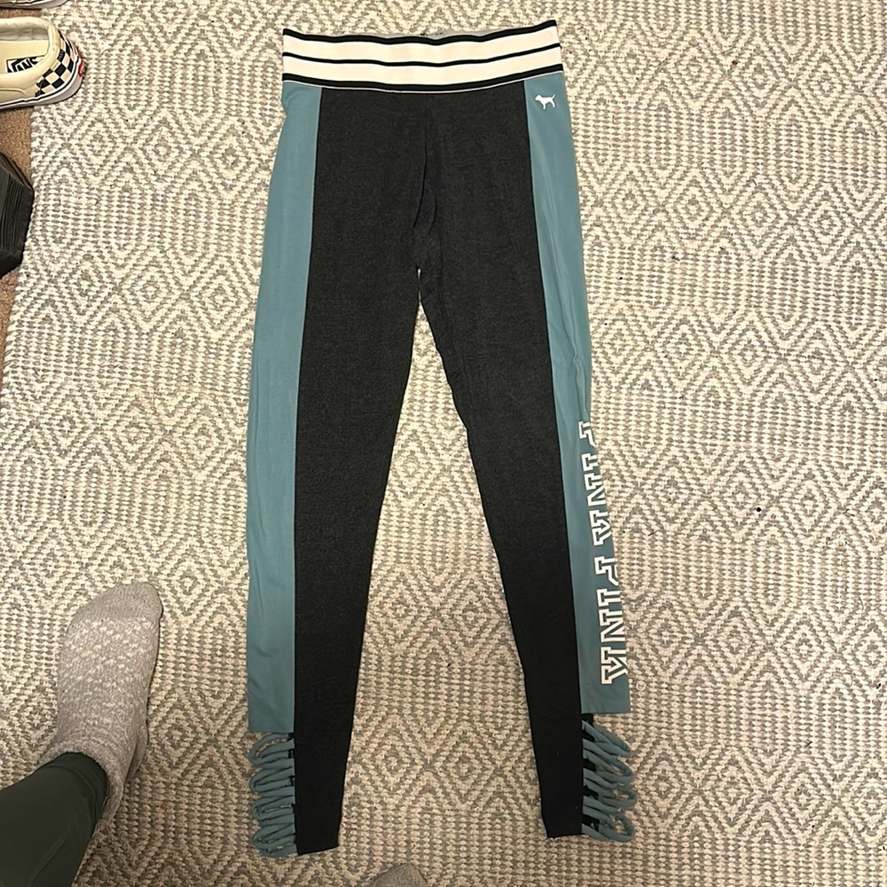 PINK Women’s Small Graphite/Grey-Blue Leggings